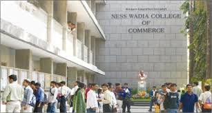 bulding of eville Wadia Institute of Management Studies & Research in Pune