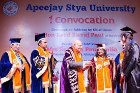 Convocation School of Biosciences - Apeejay Stya University in Gurugram
