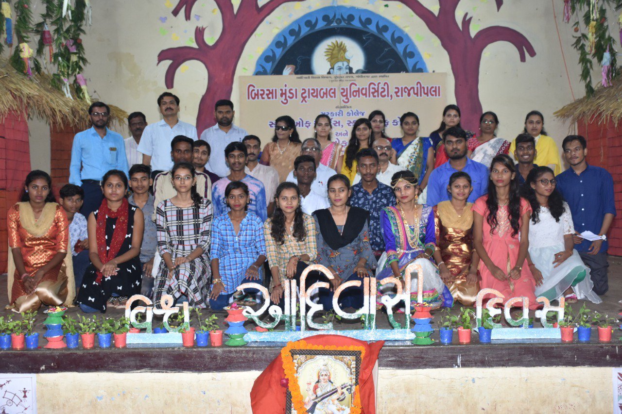 Group Photo at Birsa Munda Tribal University in Narmada