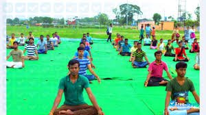 Yoga Class at Univesity of Gour Banga in Alipurduar