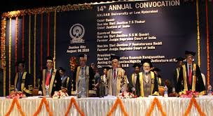 Convocation at The National Academy of Legal Studies and Research Hyderabad in Hyderabad	