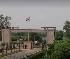 Main Gate Chaudhary Ranbir Singh University in Jind	