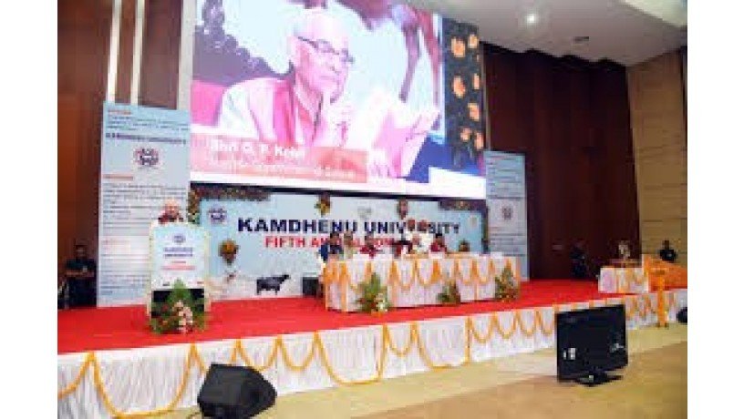 Program at Kamdhenu University in Gandhinagar