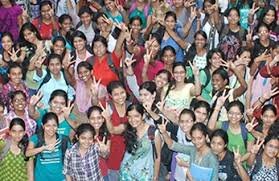 Girls Group Photo SNDT Women's University in Mumbai City