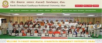 Certificated Disstribution Pandit Deendayal Upadhyaya Shekhawati University in Sikar