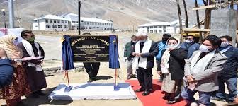 Inauguration at University of Ladakh in Tirap	