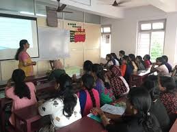Class Room of St. Teresa's College in Ernakulam