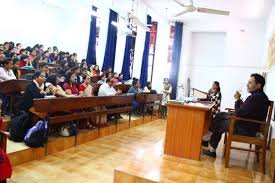 Class Room of Gargi College in New Delhi