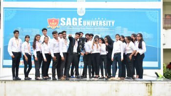 Group Photo Sage University in Indore