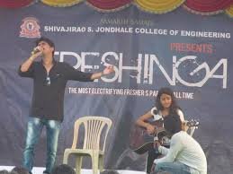 Freshers Party in Shivajirao S. Jondhle College of Engineering and Technology (SSJCET, Thane)