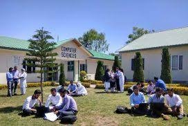 Students in Campus of Baba Ghulam Shah Badshah University in Kathua