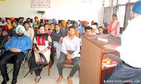 Teacher and Students Dashmesh Khalsa College (DKC, Mohali) in Mohali