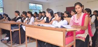Classroom K.M. College of Education in Bhiwani	