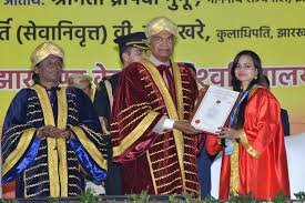Graduation Complete Session Central University of Jharkhand in Ranchi
