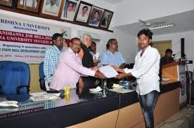 Krishna University in Visakhapatnam Certificate Distribution	