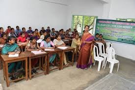 Class Room of Vellalar College for Women in Erode	