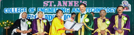 Convocation at St. Ann’s College of Engineering and Technology, Chirala in Prakasam