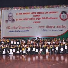 Convocation Dr. Ram Manohar Lohiya National Law University in Lucknow
