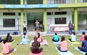Yoga Activities Photo Sri Sri Aniruddhdeva Sports University in Baksa