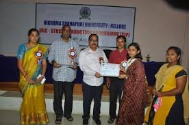 Certificate Distribution  Vikrama Simhapuri University in Nellore	