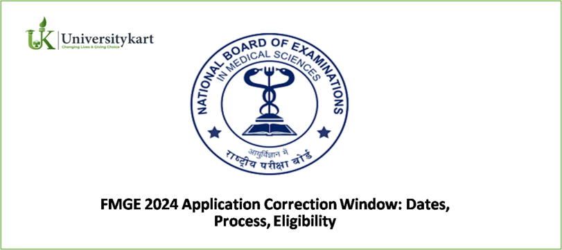 FMGE 2024 Application Correction Window