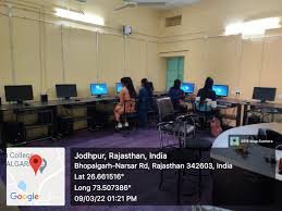 Computer lab  Government College Bhopalgarh, in Jodhpur