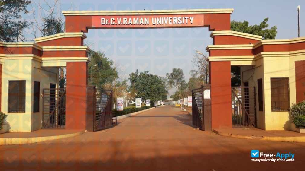 Front Gate  Dr C V Raman University in Bilaspur