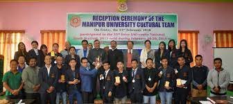 Reception Ceremony Manipur University of Culture in Imphal East	
