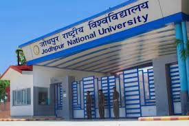 Front gate Jodhpur National University in Jodhpur
