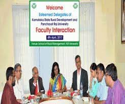 Staff Meeting at Karnataka State Rural Development and Panchayat Raj University in Bagalkot