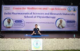 Yoga Activitie Delhi Pharmaceutical Sciences & Research University in South Delhi	