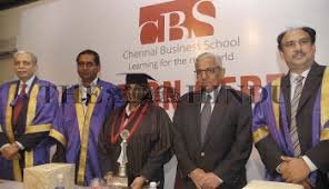 Convocation at Chennai Business School in Chennai	