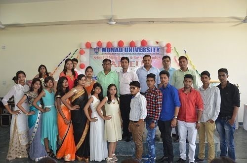 Fresher party Monad University in Hapur