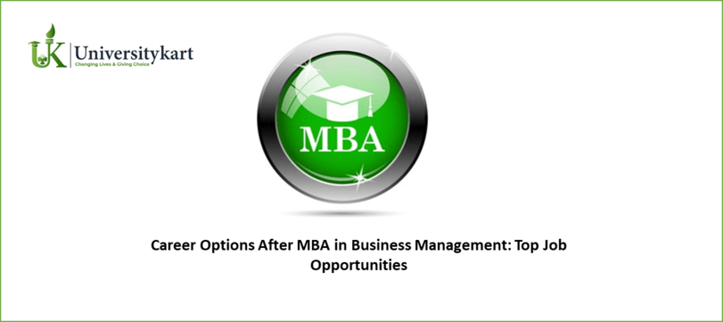 Career Options After MBA in Business Management
