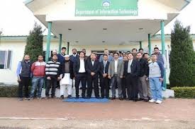 Staff at Baba Ghulam Shah Badshah University in Kathua