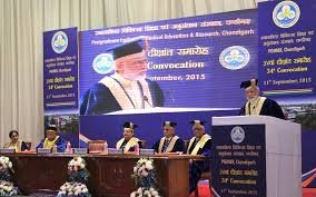 Convocation at Post Graduate Institute of Medical Education and Research in Chandigarh