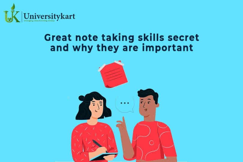Great note taking skills secret and why they are important
