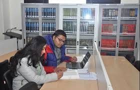Library at Himachal Pradesh National Law University in Shimla