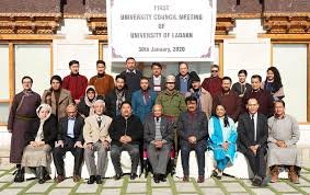 Teachers at University of Ladakh in Tirap	