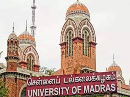 Madras University Banner