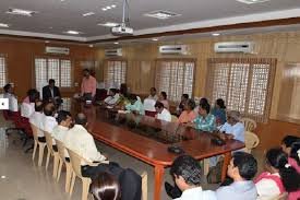 Meeting at Tamil Nadu Open University in Dharmapuri	
