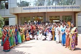 group photo Padmashree Institute of Management & Sciences in Bangalore