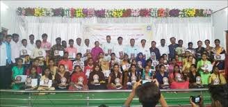 Students of Sri DNR Government Degree College for Women, Palakollu in West Godavari	