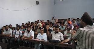 Class Room at Punjabi University in Patiala