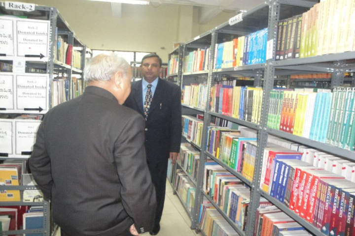 Library at Karnataka State Law University in Hubballi
