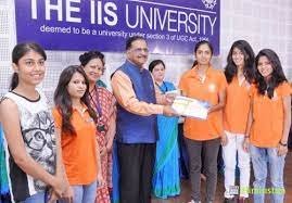 Certificated Distribution  IIS University in Jaipur