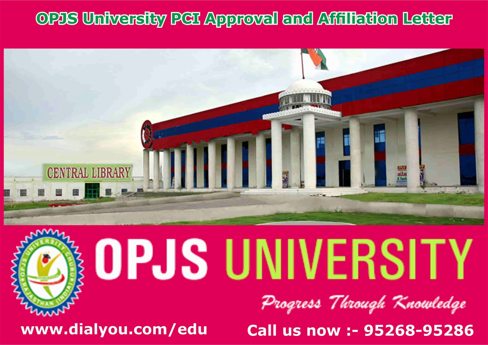 OPJS University Banner