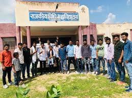 Group Photo Government Law College Ghooghra, in Ajmer