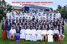 group photo Don Bosco Arts & Science College Angadikadavu (DBASC, Kannur) in Kannur