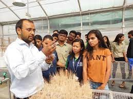 Students  Indian Agricultural Research Institute in New Delhi	